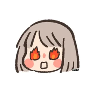 😤 emoji ghorl | @phstickerpackganern Telegram sticker 4 of 75