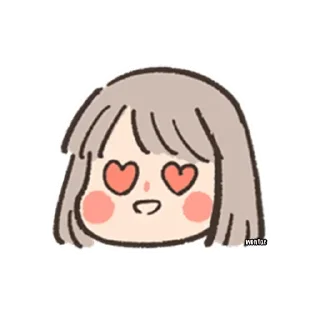 😍 emoji ghorl | @phstickerpackganern Telegram sticker 5 of 75