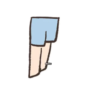 🦵 emoji ghorl | @phstickerpackganern Telegram sticker 15 of 75