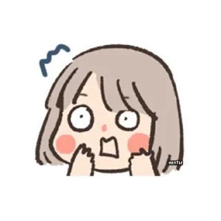 😥 emoji ghorl | @phstickerpackganern Telegram sticker 9 of 75