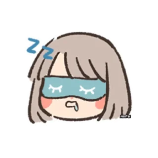 😪 emoji ghorl | @phstickerpackganern Telegram sticker 12 of 75