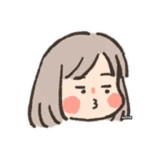 😒 emoji ghorl | @phstickerpackganern Telegram sticker 3 of 75