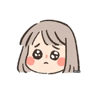 🥺 emoji ghorl | @phstickerpackganern Telegram sticker 10 of 75