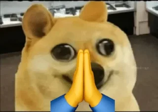 😂 emoji Doge Telegram sticker 9 of 111