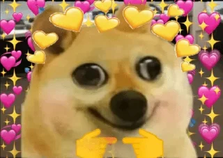 🥺 emoji Doge Telegram sticker 6 of 111