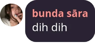 Sticker from typing sara >>