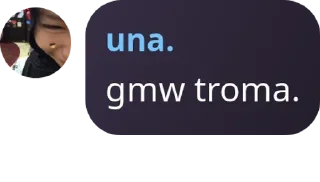 Sticker from typing @un_una