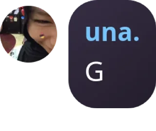 Sticker from typing @un_una