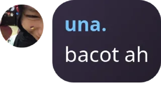 Sticker from typing @un_una