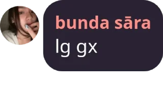 Sticker from typing sara >>