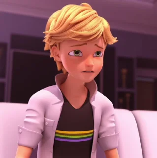 🐈‍⬛ emoji Adrien Agreste @Hanim1O Telegram sticker 15 of 120