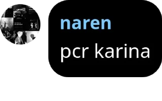 Sticker from pcr karina