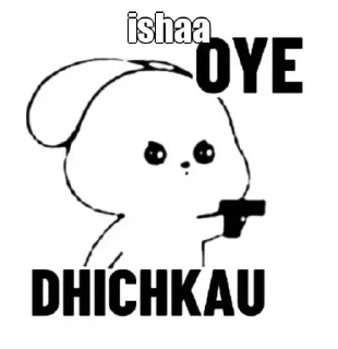 🙂 emoji Isha being isha🍌 Telegram sticker 5 of 14