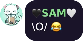 Sticker from 🖤SAM🤍s kang pack