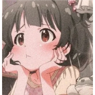 Sticker from Anime girl