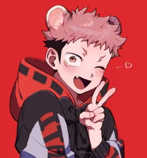 Sticker from Itadori yuuji