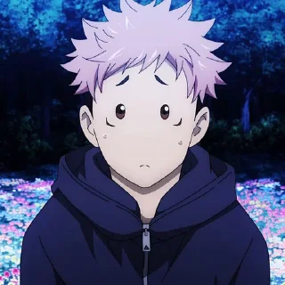 🥺 emoji Itadori Yuuji Telegram sticker 1 of 16