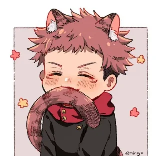 Sticker from Itadori yuuji