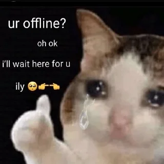 🥺 emoji @Justdailythings | Cat Mood Telegram sticker 10 of 120