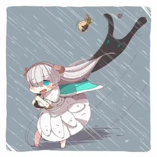 💧 emoji Anastasia Nikolaevna Romanova [InariChuu] Telegram sticker 18 of 30