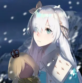 ❄ emoji Anastasia Nikolaevna Romanova [InariChuu] Telegram sticker 19 of 30