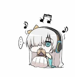💧 emoji Anastasia Nikolaevna Romanova [InariChuu] Telegram sticker 3 of 30