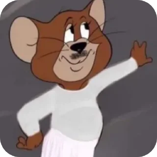 ⭐ emoji Tom and Jerry Stickers @MyanmarStickersCh Telegram sticker 8 of 115