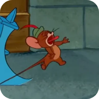 😭 emoji Tom and Jerry Stickers @MyanmarStickersCh Telegram sticker 19 of 115