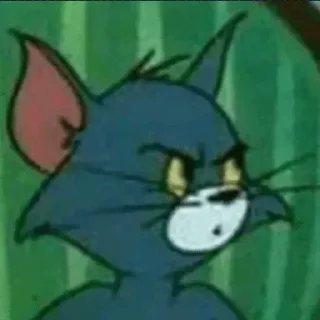 😒 emoji Tom and Jerry Stickers @MyanmarStickersCh Telegram sticker 4 of 115