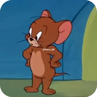 🤔 emoji Tom and Jerry Stickers @MyanmarStickersCh Telegram sticker 13 of 115