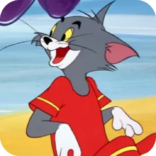 😺 emoji Tom and Jerry Stickers @MyanmarStickersCh Telegram sticker 18 of 115