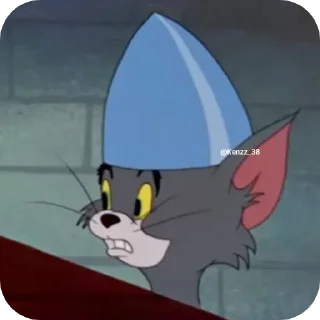 😧 emoji Tom and Jerry Stickers @MyanmarStickersCh Telegram sticker 11 of 115