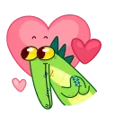 😍 emoji Bhavika's Animal Sticker Pack Telegram sticker 22 of 35