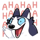 😂 emoji Bhavika's Animal Sticker Pack Telegram sticker 11 of 35