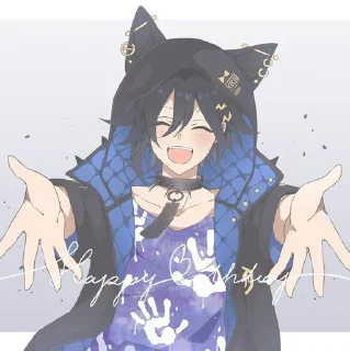 🍶 emoji 𖧧 ࣪ ͎⠠᰷⸱ Kanade Izuru @tempatbagibagi Telegram sticker 10 of 45