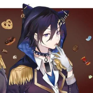 🐇 emoji 𖧧 ࣪ ͎⠠᰷⸱ Kanade Izuru @tempatbagibagi Telegram sticker 13 of 45