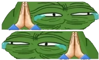 🙏 emoji Pepe+Cheems pack by @Faulty_xD Telegram sticker 15 of 92
