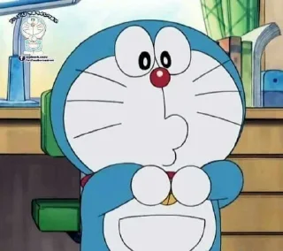 😗 emoji Doraemon // @ZoldyckStickers Telegram sticker 7 of 63