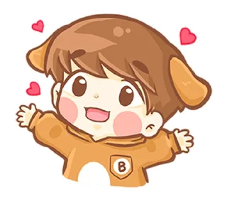 🐶 emoji 소중한 ⸻ @stikie's  ౨ৎ  @pacii Telegram sticker 1 of 40