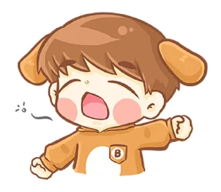 🐶 emoji 소중한 ⸻ @stikie's  ౨ৎ  @pacii Telegram sticker 14 of 40