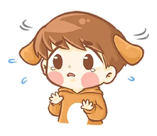 🐶 emoji 소중한 ⸻ @stikie's  ౨ৎ  @pacii Telegram sticker 17 of 40