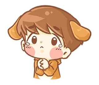 🐶 emoji 소중한 ⸻ @stikie's  ౨ৎ  @pacii Telegram sticker 6 of 40