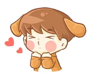 🐶 emoji 소중한 ⸻ @stikie's  ౨ৎ  @pacii Telegram sticker 4 of 40