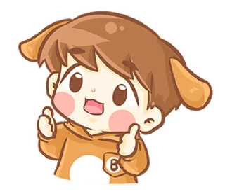 🐶 emoji 소중한 ⸻ @stikie's  ౨ৎ  @pacii Telegram sticker 11 of 40