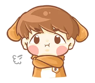 🐶 emoji 소중한 ⸻ @stikie's  ౨ৎ  @pacii Telegram sticker 3 of 40