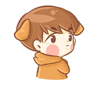 🐶 emoji 소중한 ⸻ @stikie's  ౨ৎ  @pacii Telegram sticker 21 of 40