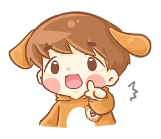 🐶 emoji 소중한 ⸻ @stikie's  ౨ৎ  @pacii Telegram sticker 18 of 40