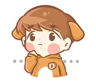 🐶 emoji 소중한 ⸻ @stikie's  ౨ৎ  @pacii Telegram sticker 12 of 40