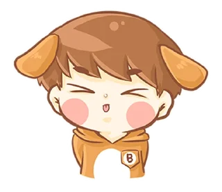 🐶 emoji 소중한 ⸻ @stikie's  ౨ৎ  @pacii Telegram sticker 5 of 40