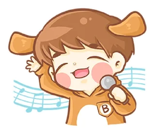 🐶 emoji 소중한 ⸻ @stikie's  ౨ৎ  @pacii Telegram sticker 24 of 40